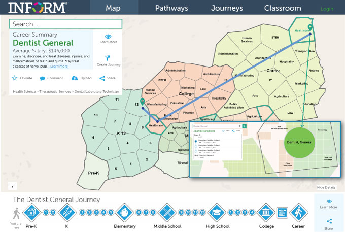 Journeys Learning Map